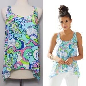 Lilly Sarina Top in Conch Republic size Small